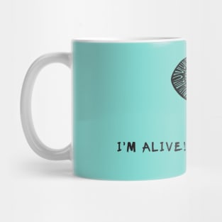 African Elephant - I'm Alive! - environment protection Mug